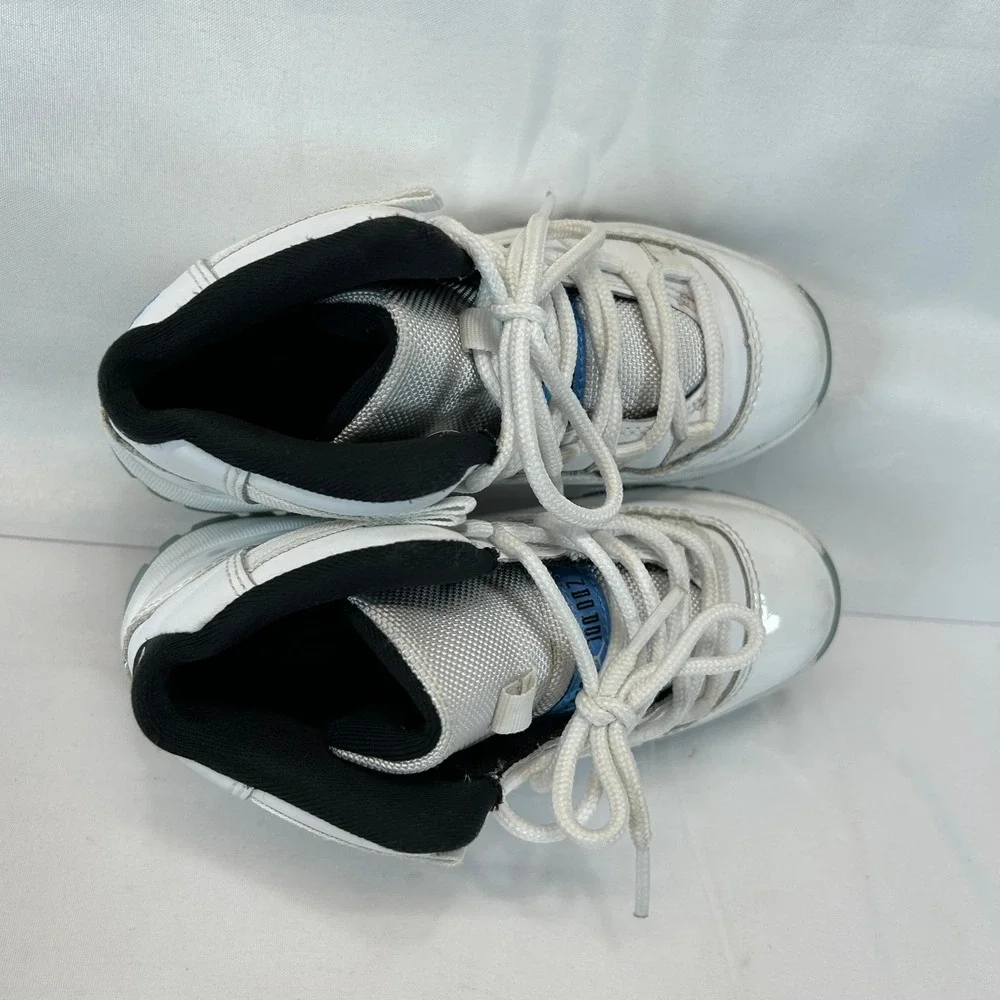 Jordan 11 Retro PS Legend Blue White Black 378039-104 Toddler Size 12.5C